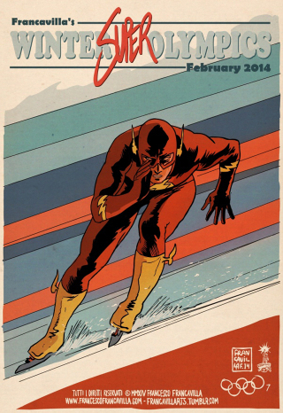 Illustration for article titled The Winter Olympics Would Be Much So Better With Superheroes